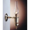 Antike Wandlampe Glas Messing Jugendstil GRETA