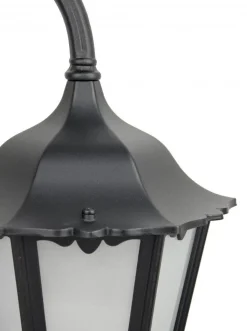 Außen Wandlampe DILSEN Schwarz IP43 Rustikal E27