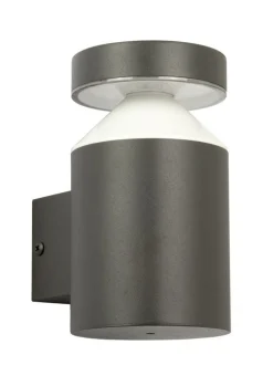 Außen Wandleuchte LED Anthrazit IP44 Edelstahl