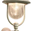 Außenlampe Wand Aluminium E27 IP43 55 cm hoch Landhaus