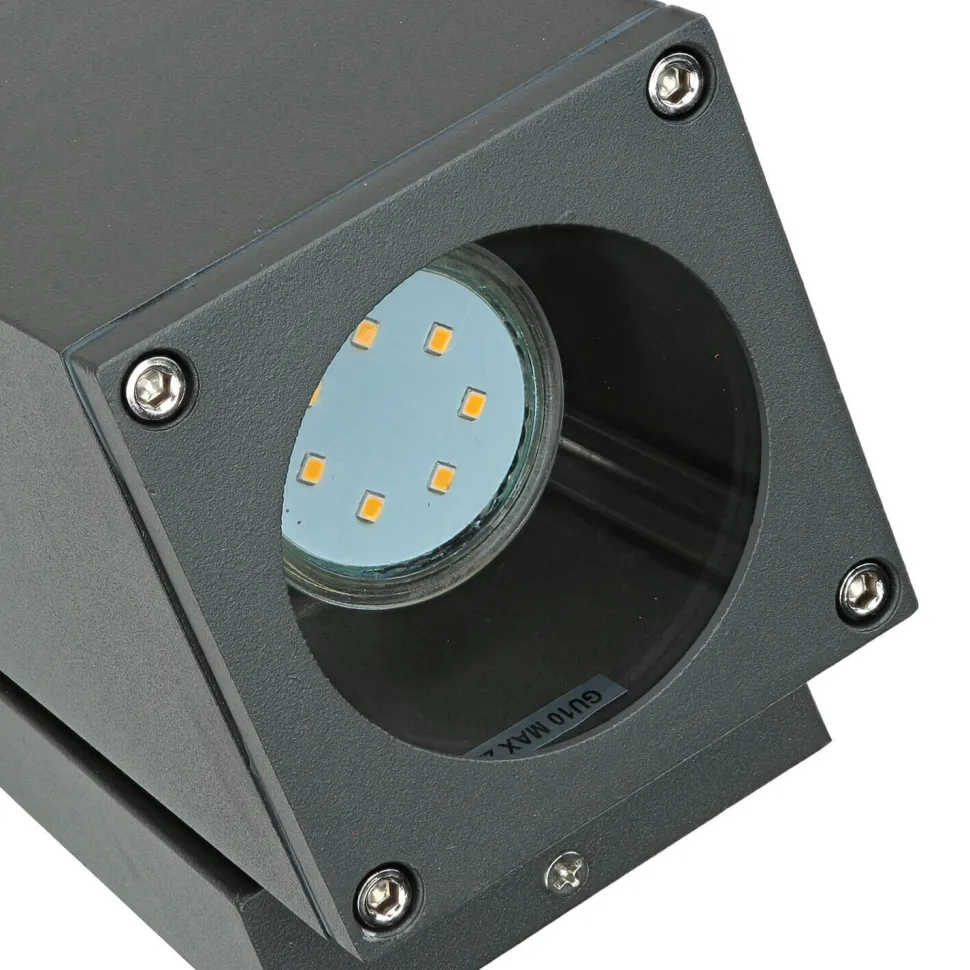 Außenleuchte Anthrazit Aluminium eckig IP54