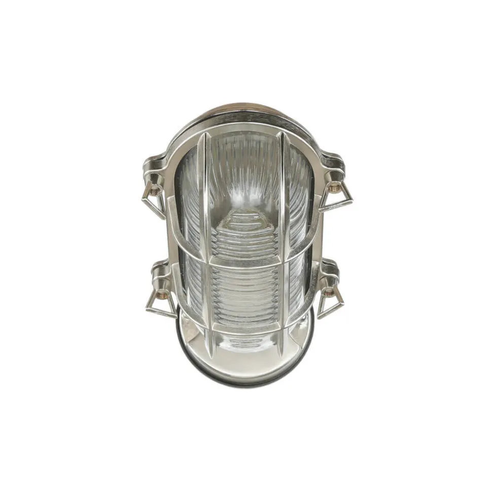 Außenleuchte Wand Messing Glas IP64 E27 in Antik