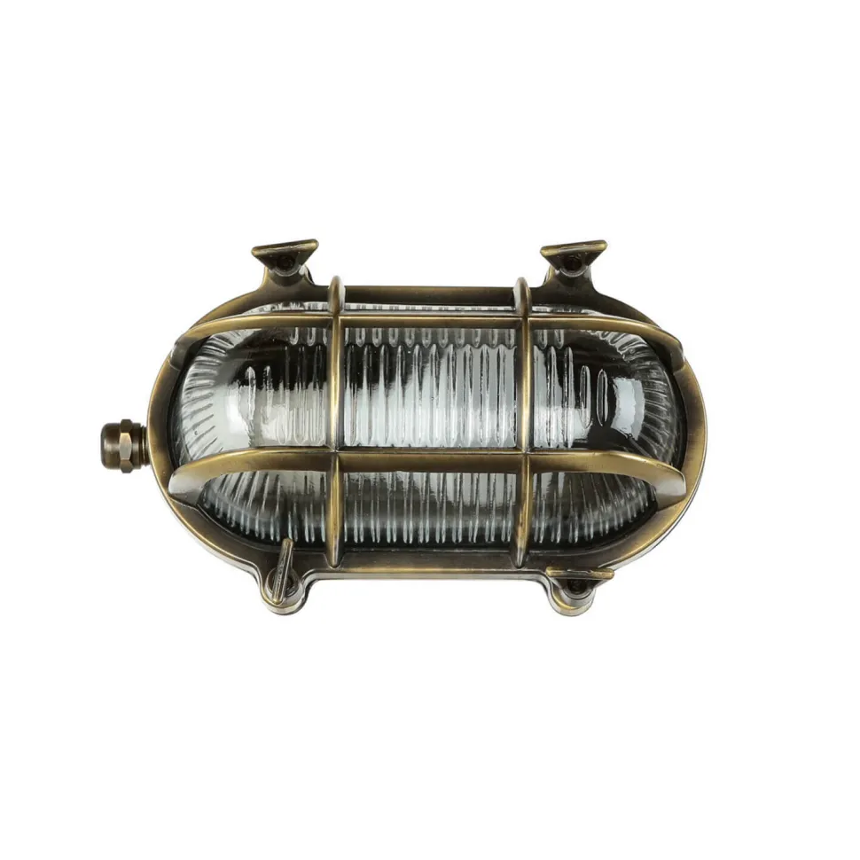 Außenwandleuchte Messing Antik Premium SKIATHOS