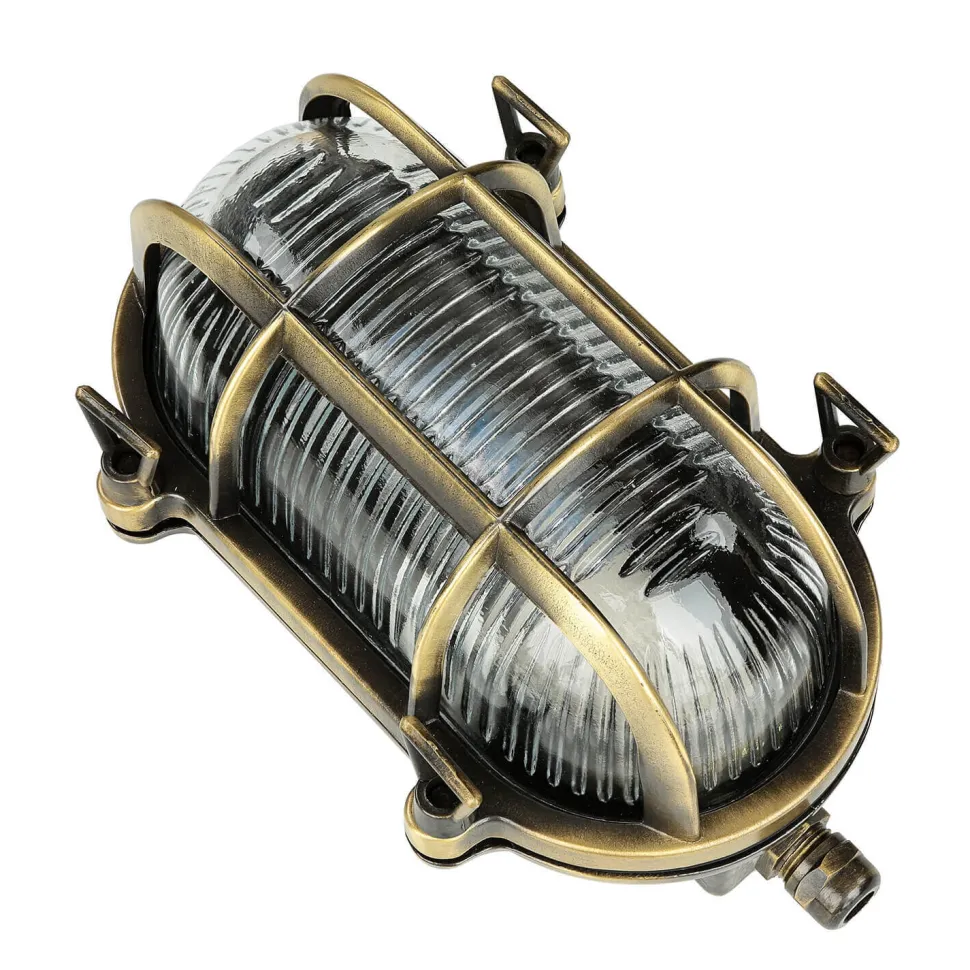 Außenwandleuchte Messing Antik Premium SKIATHOS