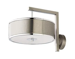 Außergewöhnliche Wandlampe Ø30cm in Silber LORSAN