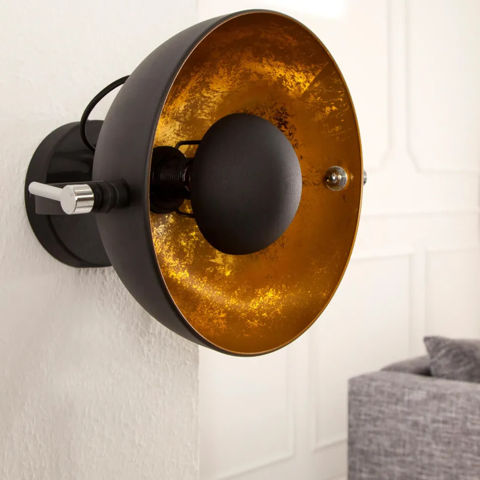 Außergewöhnliche Wandlampe Retro rund E27