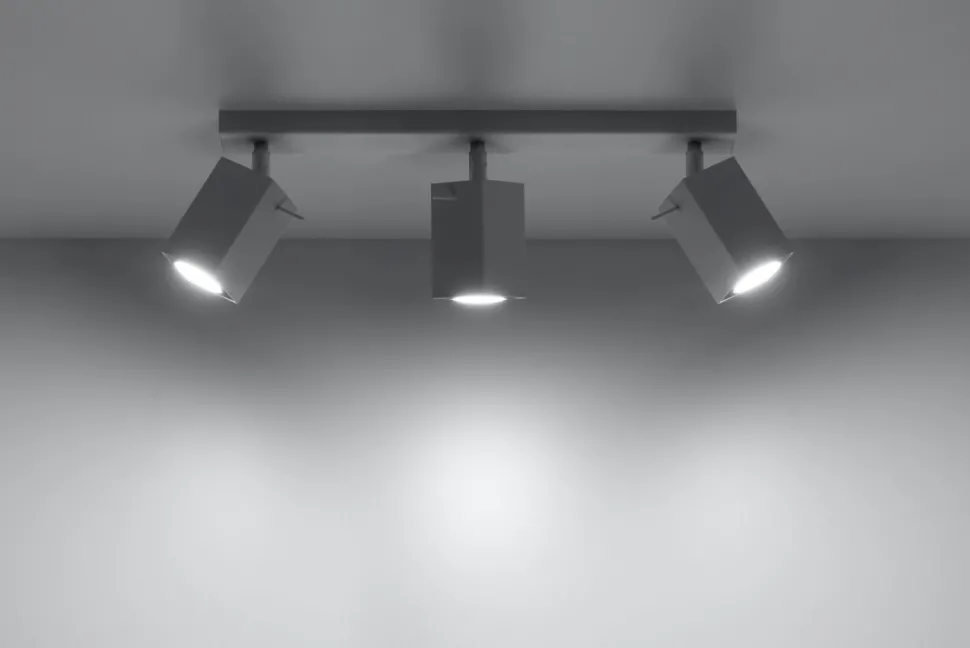 Aufbau Spotstrahler FALERIA in Weiß 3-flmg