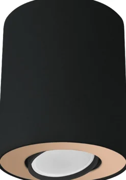 Aufbauleuchte MILENA Schwarz Wohnzimmer Flur Lampe