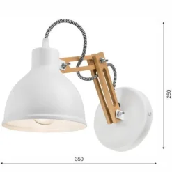 Aufbaustrahler Beleuchtung Holz Modern TIASIA