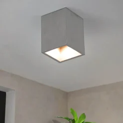 Aufbaustrahler Eckig Beton