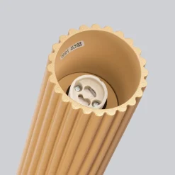 Aufputz Spot GU10 H: 10 cm Ø 6,5 cm klein in Gold Modern