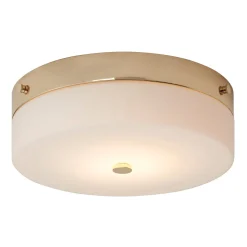 Bad Deckenleuchte JANJA in Gold IP44 Ø30cm Lampe