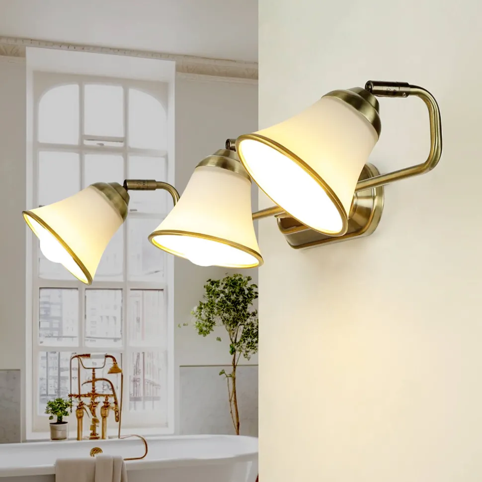 Bad Wandlampe 3xE14 67cm drehbar Jugendstil GRANDO