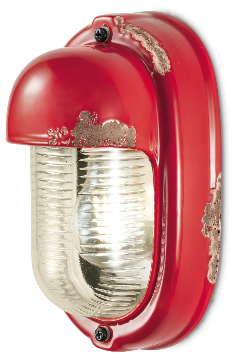 Badezimmerlampe Keramik Glas E27 H: 24 cm Maritim