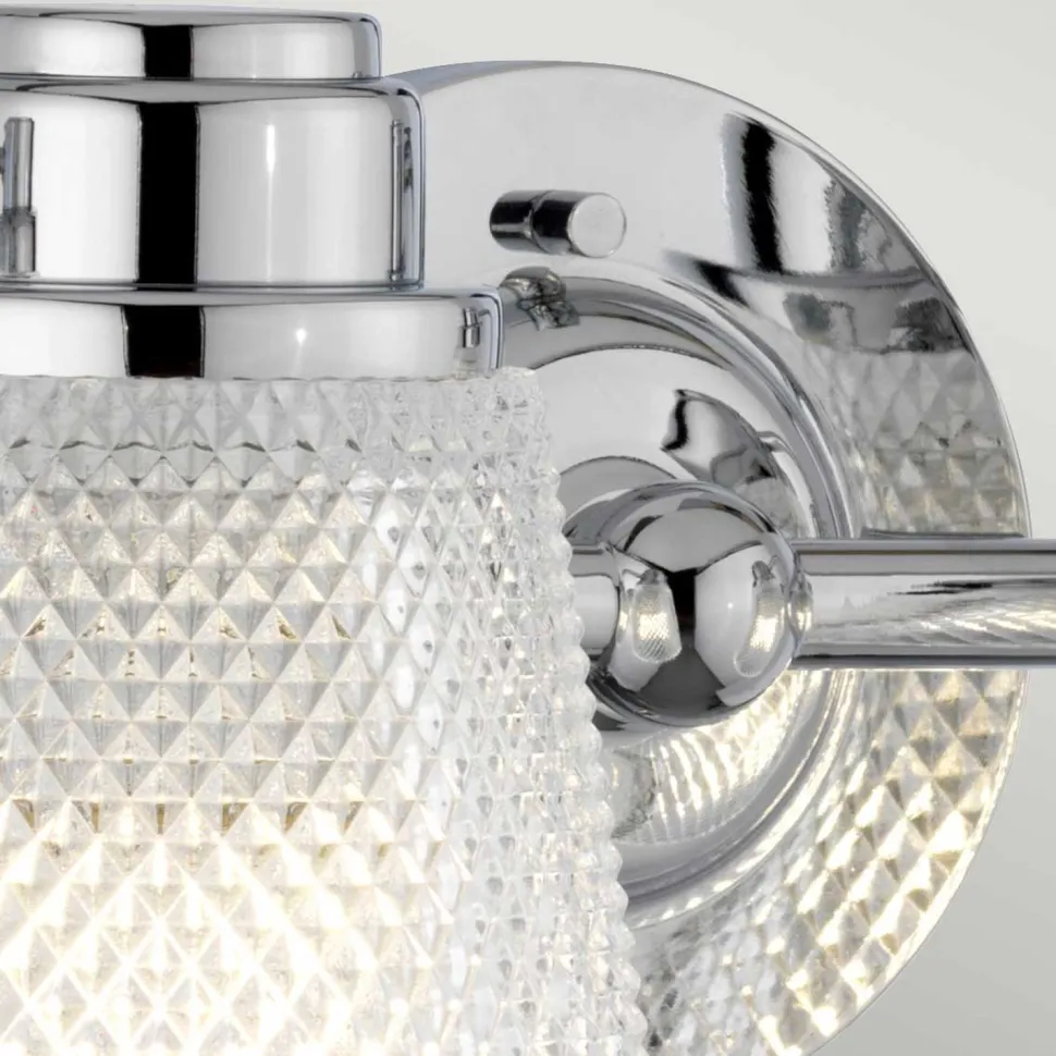 Badezimmerlampe LED G9 IP44 3000 K L: 81,8 cm Chrom VARDA