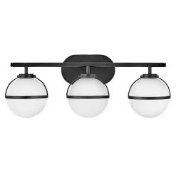 Badezimmerlampe Wand IP44 60,6 cm breit Metall Glas E14