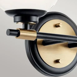 Badezimmerleuchte LED G9 Glas Metall IP44 B:37,3 cm Kugel