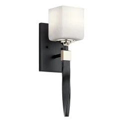 Badezimmerleuchte Metall Glas G9 IP44 H: 41,3 cm Metall Glas