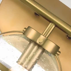 Badezimmerleuchte Wand IP44 60,6 cm lang in Messing Antik