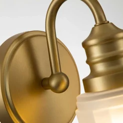 Badezimmerleuchte Wand mit LED G9 IP44 23,7 cm hoch