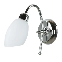 Badlampe Chrom Echt-Messing E14 rostfrei ISMENE