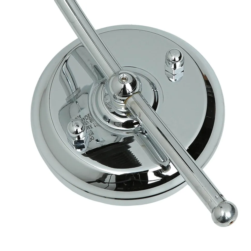 Badlampe Chrom Echt-Messing E14 rostfrei ISMENE