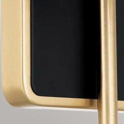 Badlampe Wand Metall Glas 33,8 cm hoch IP44 G9 LED 3000 K