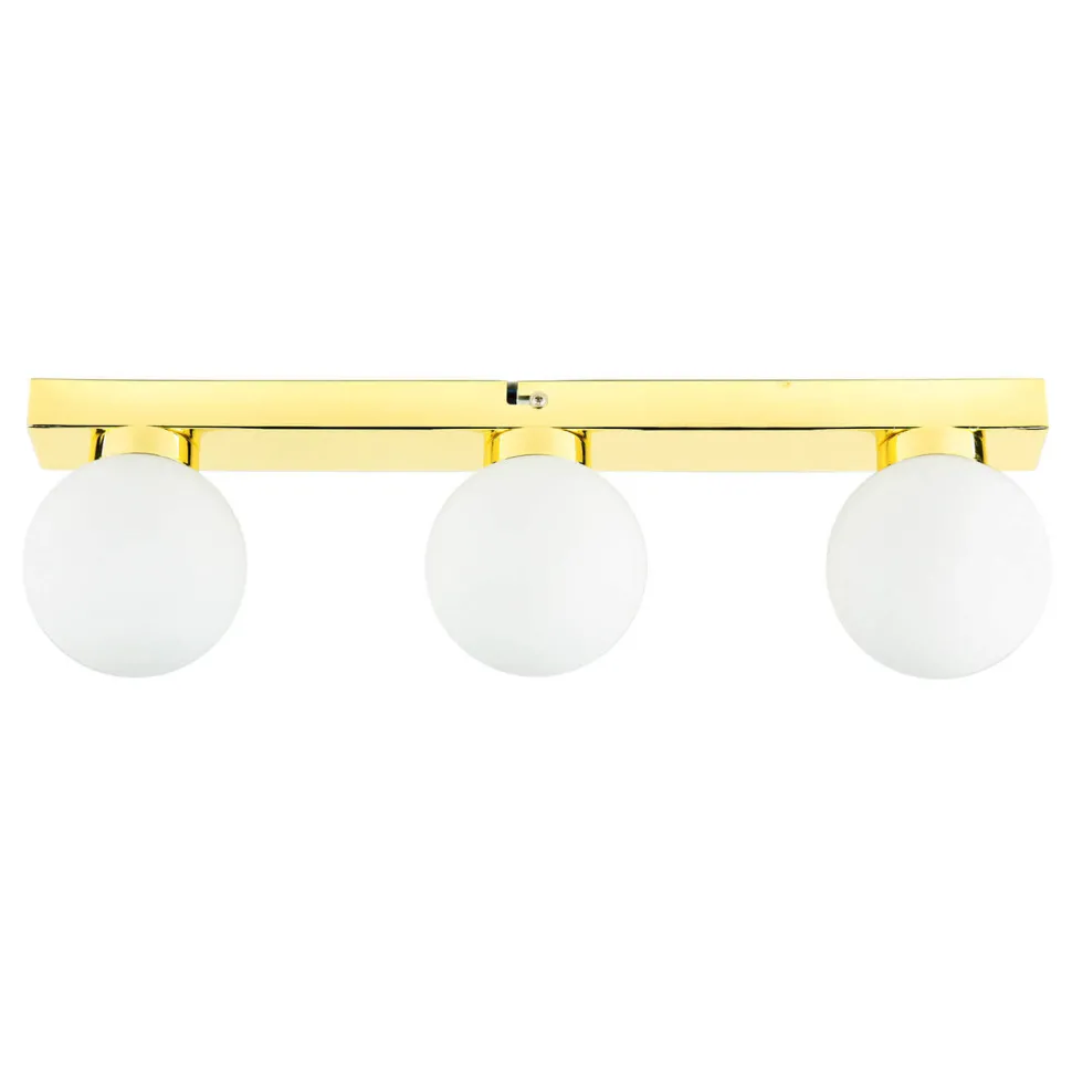 Badleuchte in Gold Weiß Wand Decke STAR