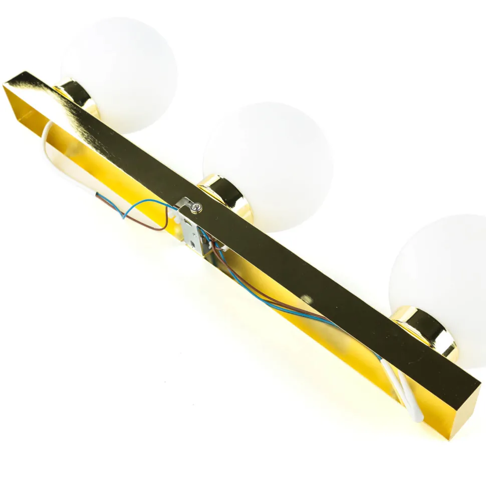 Badleuchte in Gold Weiß Wand Decke STAR