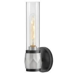 Badleuchte Metall Glas E27 IP44 H: 34,6 cm Modern GRETA