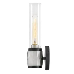 Badleuchte Metall Glas E27 IP44 H: 34,6 cm Modern GRETA