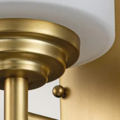 Badleuchte Metall Glas IP44 H: 21,6 cm 3000 K LED G9 AVORIO