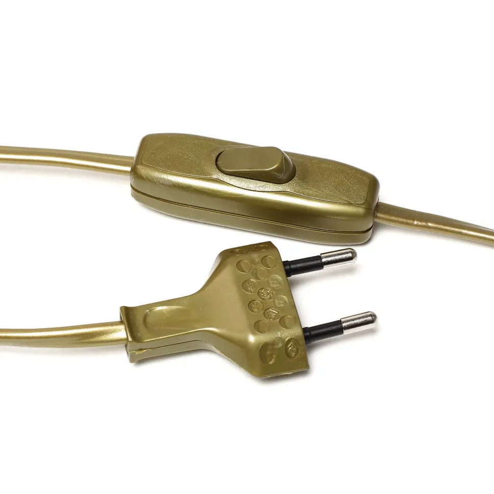 Bankerlampe Glas Messing massiv 47 cm