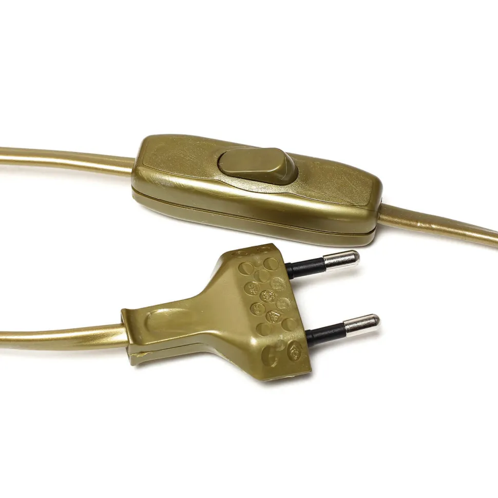 Bankerlampe Messing massiv 35,5 cm Zugschalter