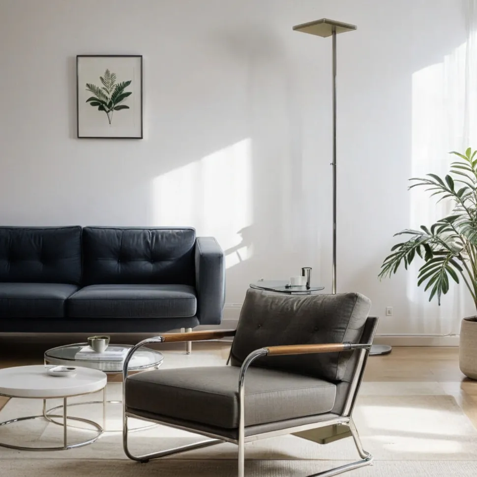 Bauhaus LED Stehlampe 2700K in Messing