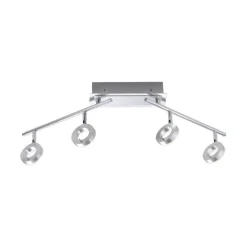 Beweglicher LED Deckenstrahler in Aluminium IP44 94 cm