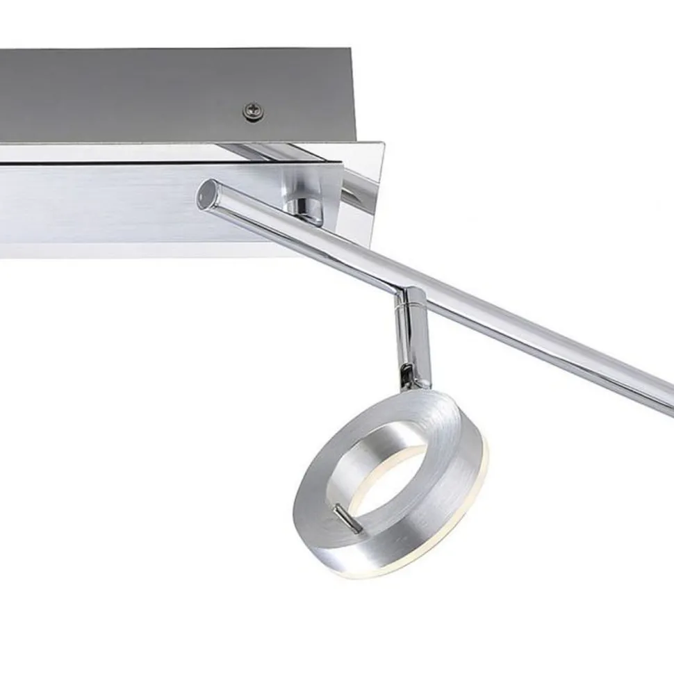 Beweglicher LED Deckenstrahler in Aluminium IP44 94 cm