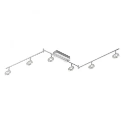 Beweglicher LED Deckenstrahler in Aluminium IP44 188 cm