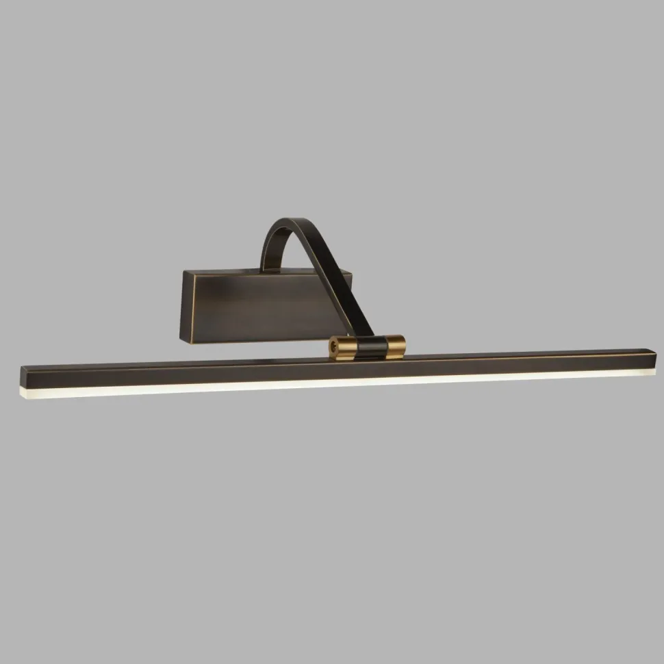 Bilderlampe LED in Schwarz-Gold Antik 3000 K 679 lm B: 51 cm