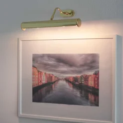 Bilderleuchte Echt-Messing Vergoldet 24K 40cm