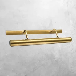 Bilderleuchte Messing B: 60 cm schwenkbar 4x E14 in Bronze