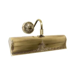 Bilderleuchte Messing B: 31 cm schwenkbar in Bronze E14