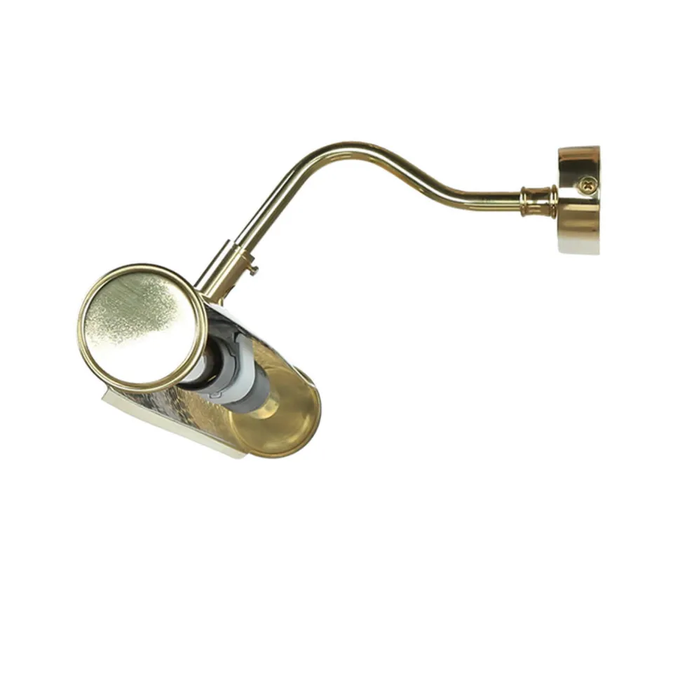 Bilderleuchte Messing B: 40 cm 2x E14 schwenkbar