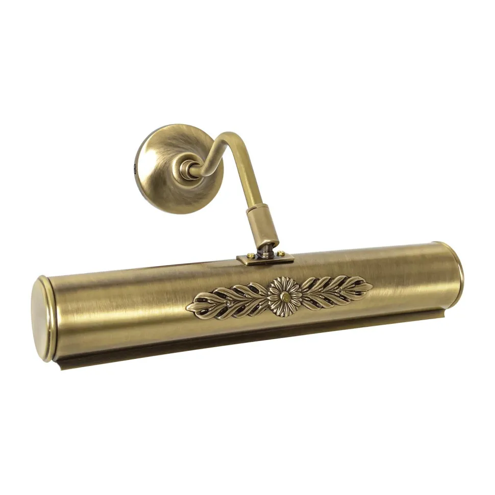 Bilderleuchte Messing B: 30 cm schwenkbar in Bronze E14