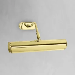 Bilderleuchte Messing B: 30 cm schwenkbar Jugendstil E14