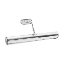 Bilderleuchte schwenkbar B: 40 cm Messing E14 in Silber