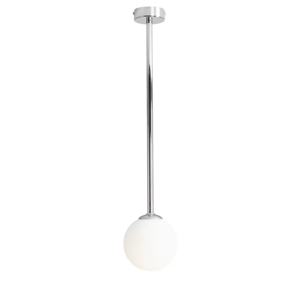 Blendarme Deckenlampe Glas Metall in Chrom E14 H:67 cm