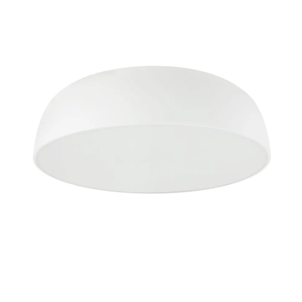 Blendarme Deckenlampe Metall E27 Ø58 cm Weiß wohnlich