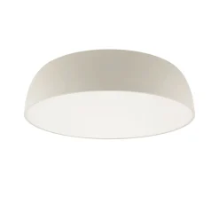 Blendarme Deckenlampe Metall E27 Ø58 cm Grau wohnlich