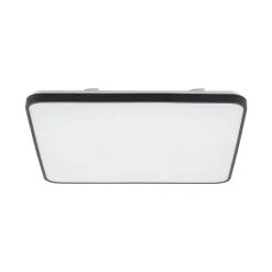 Blendarme LED Deckenlampe Schwarz Metall 3000 K B:63,5